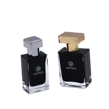 Wholesale custom black elegant refillable mini glass perfume bottles